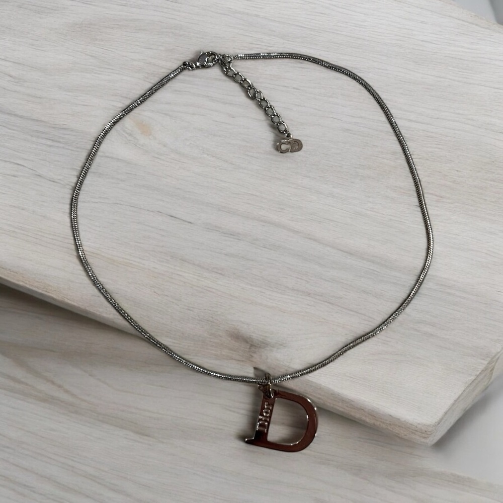 Dior Silver Pendant Necklace - Picture 4 of 4